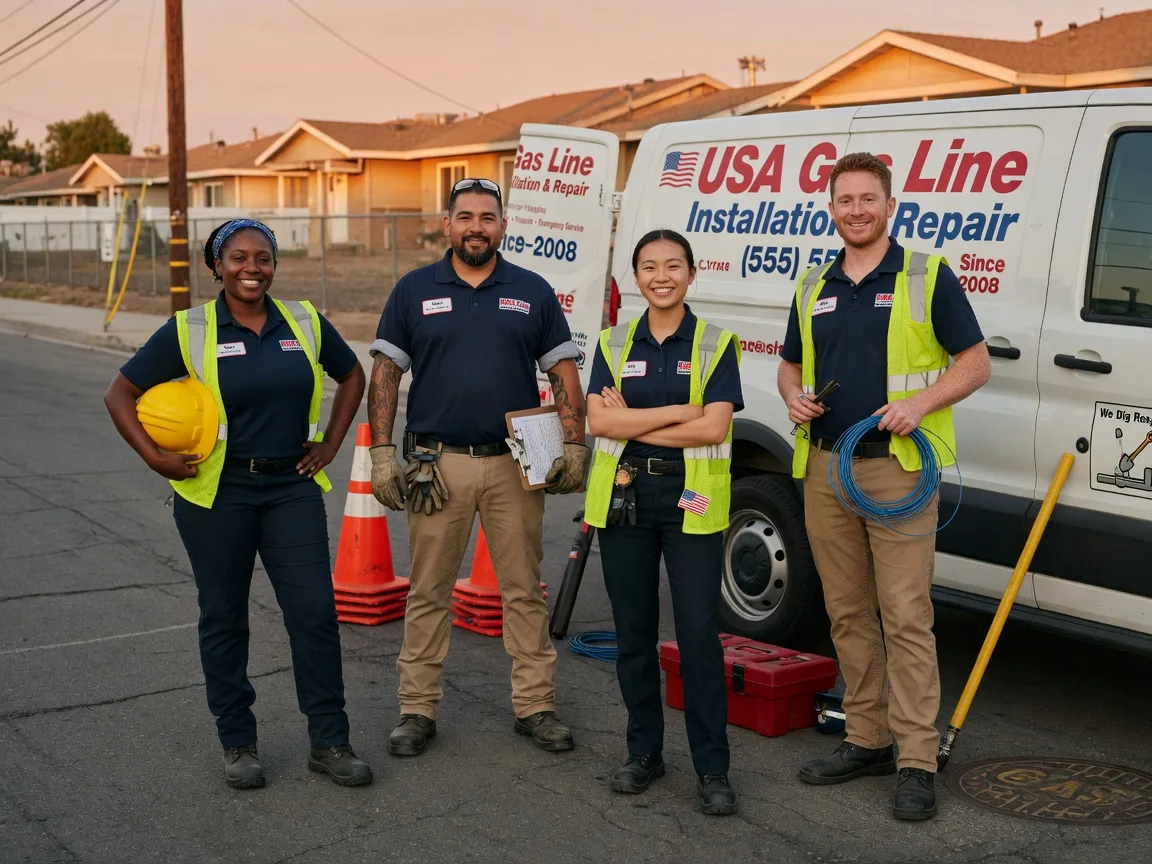 Gas Line Installation company in Voca, TX